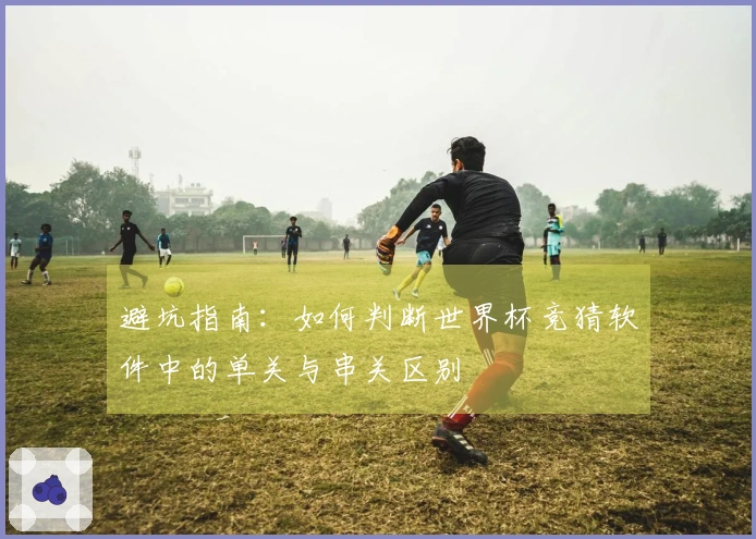 避坑指南：如何判断世界杯竞猜软件中的单关与串关区别
